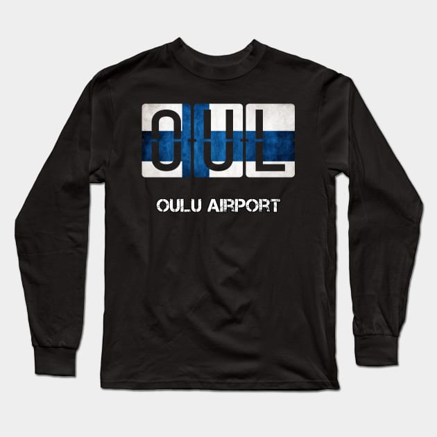 OUL Oulu Airport Long Sleeve T-Shirt by Storeology